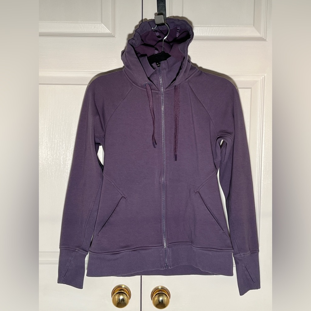 Athleta Full-Zip Hoodie Plum
